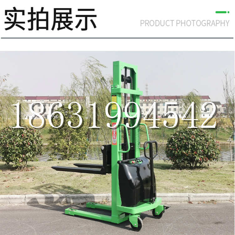 澄城县电动叉车堆高车液压铲车电瓶1吨2吨站驾步行式小型全自动叉车